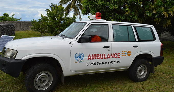 En esta comunidad comorana, la sirena de la ambulancia es un sonido que satisface