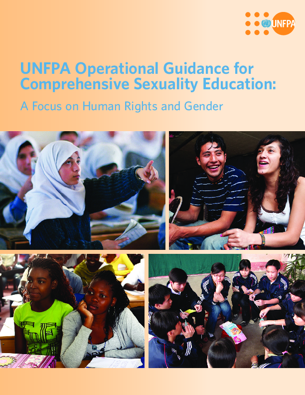 Orientations opérationnelles de l’UNFPA pour l’éducation complète à la sexualité