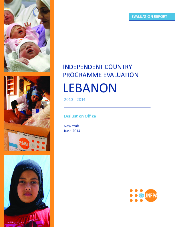 Lebanon Country Programme Evaluation