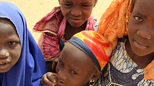 Niñas en el Níger