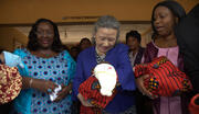 Ban Soon-Taek, wife of UN Secretary-General and Activist, Visits UNFPA-Supported Projects in Sierra Leone