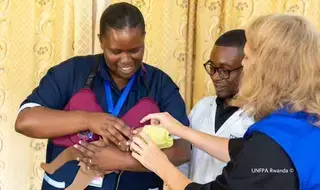 Anatomical birth models support midwifery trainings in Rwanda