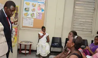 Executive Director Meets with Pregnant Teens in Jamaica