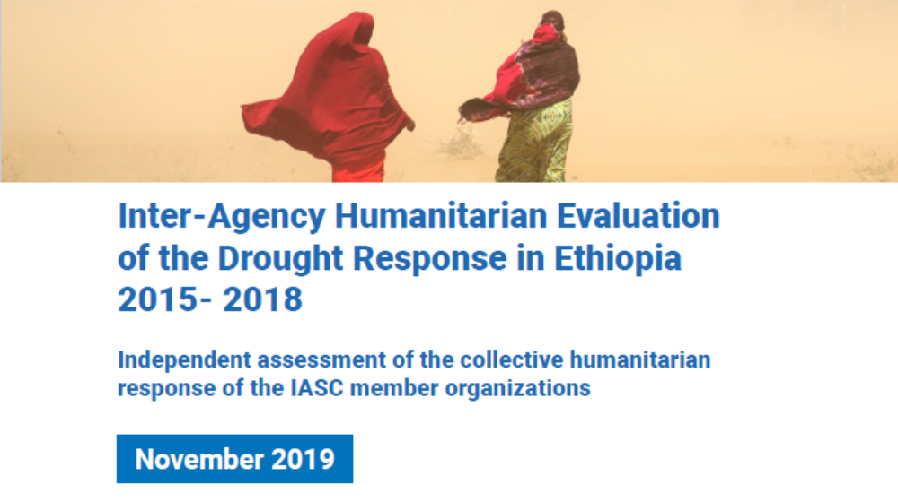 Inter-Agency Humanitarian Evaluation of the drought response in Ethiopia 2015–2018