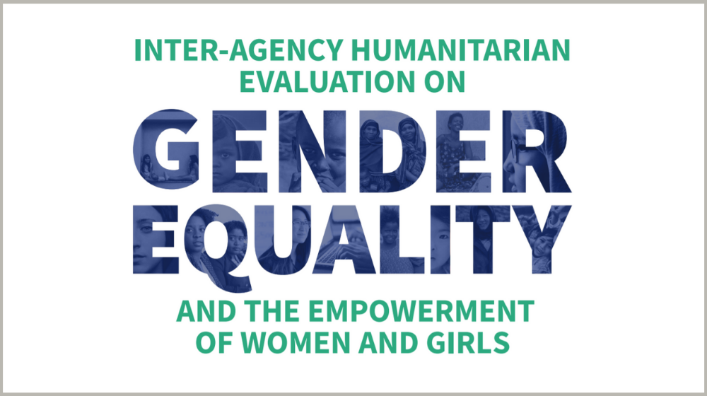 Inter-Agency Humanitarian Evaluation on gender equality and the empowerment of women and girls