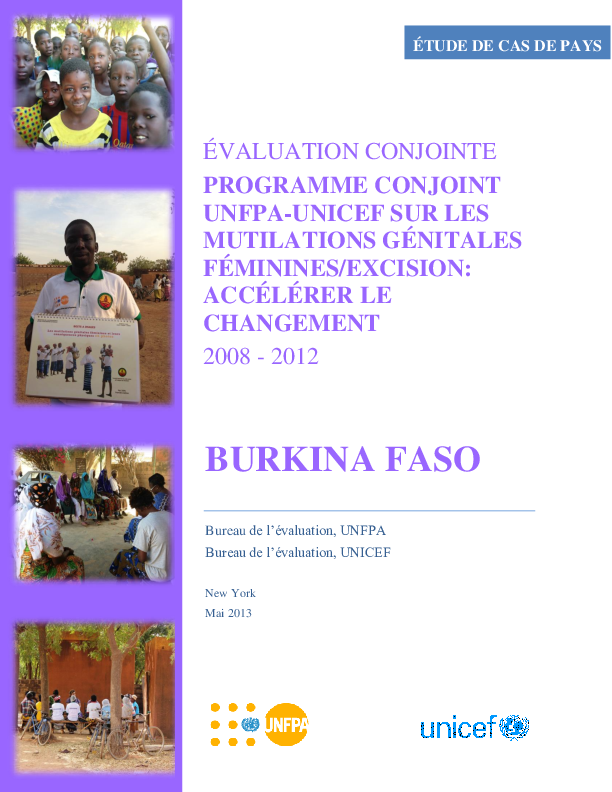 Burkina Faso Country Case Study Report