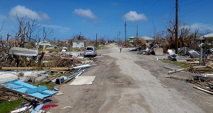 Réponse d’urgence de l’UNFPA à Antigua et Barbuda après le passage l'ouragan Irma