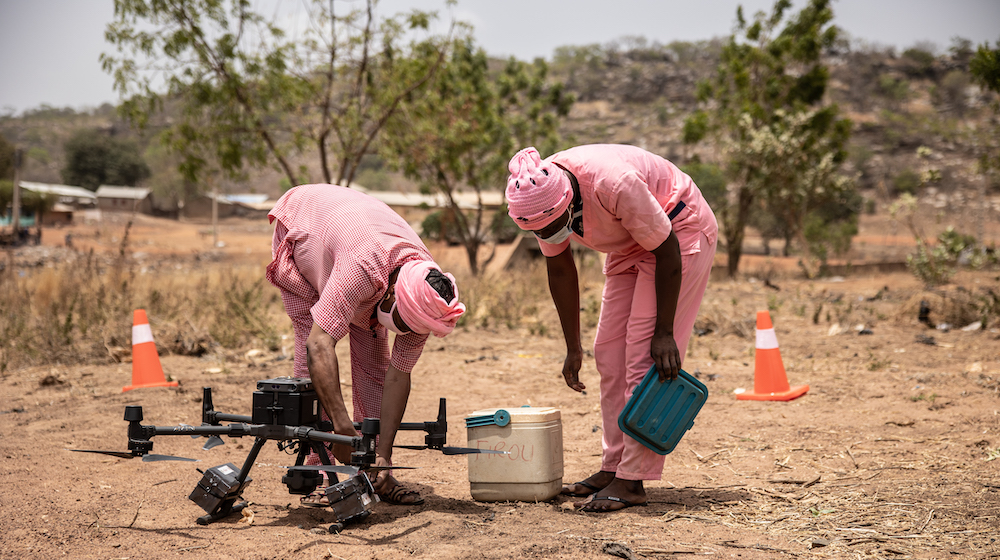 Drones to transport maternal health medicines to rural Benin 
