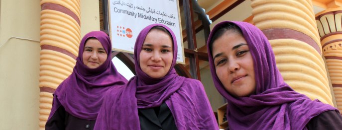 The colour purple, changing the future of Afghan mothers