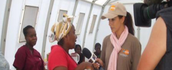 UNFPA Goodwill Ambassador Catarina Furtado Visits Haiti