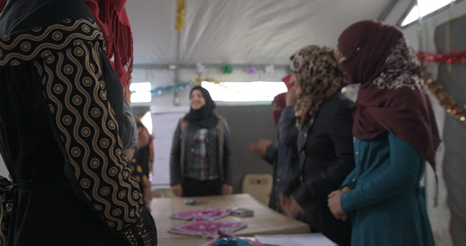 Women's centre in Iraq helps women "knit" their lives back together