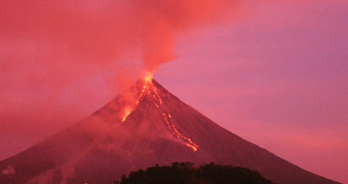 Mayon volcano eruption displaces pregnant women and new mothers in Philippines
