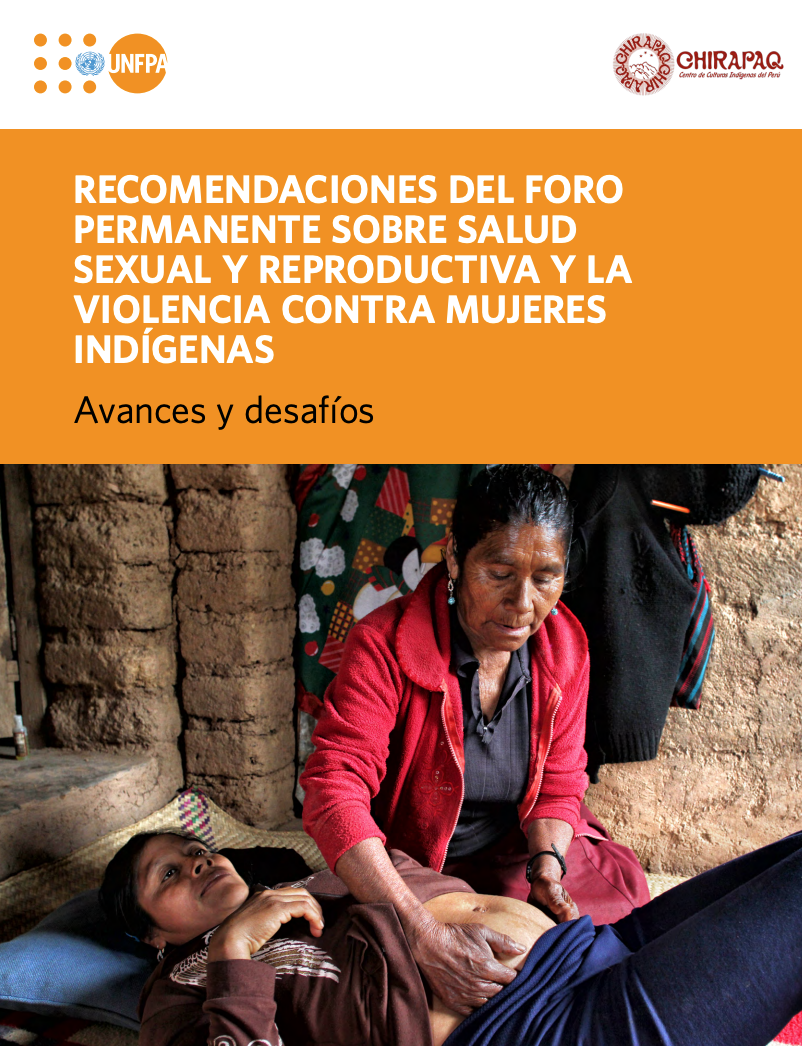 Recomendaciones del Foro Permanente sobre salud sexual y reproductiva y la violencia contra mujeres indígenas