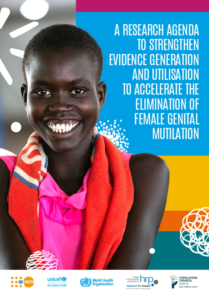Research agenda and ethical guidance on FGM research