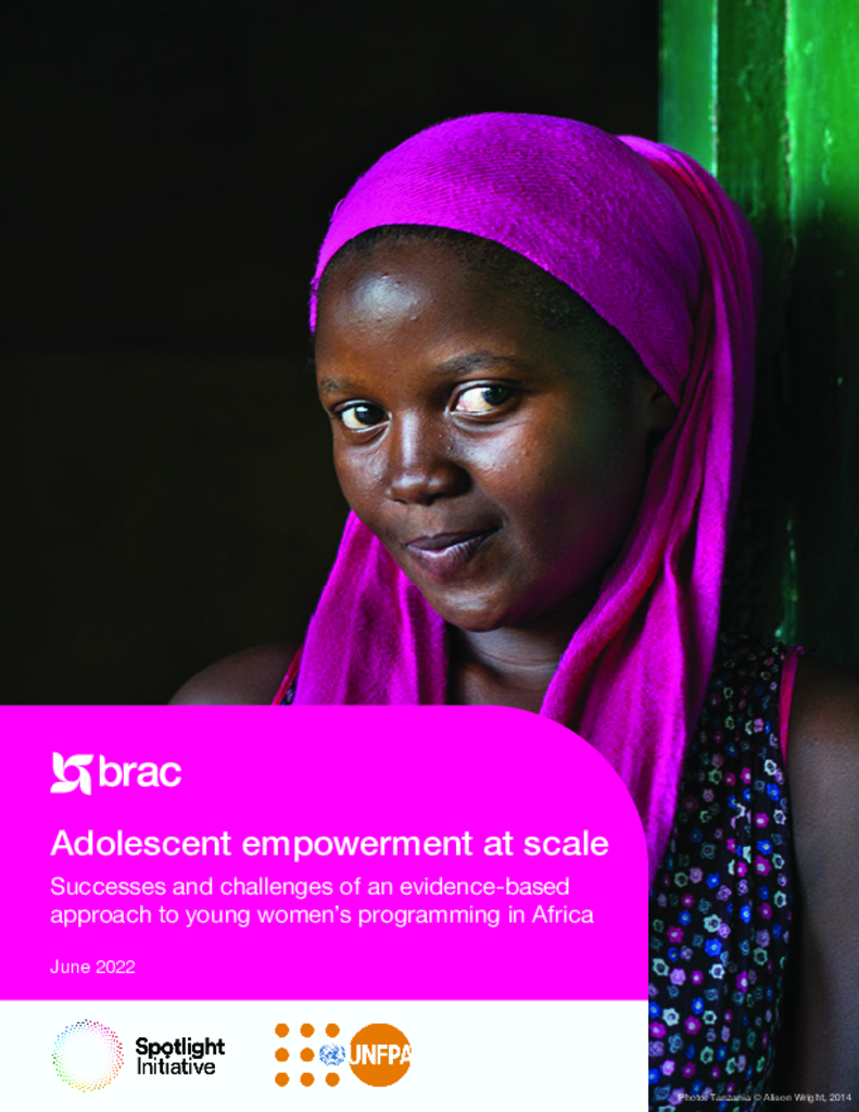 Adolescent Empowerment at Scale: Successes and challenges of an evidence-based approach to young women’s programming in Africa