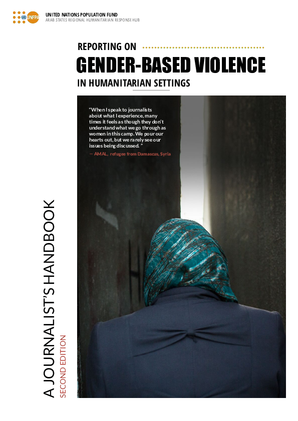 Reporting on Gender-based Violence in Humanitarian Settings: A Journalist's Handbook