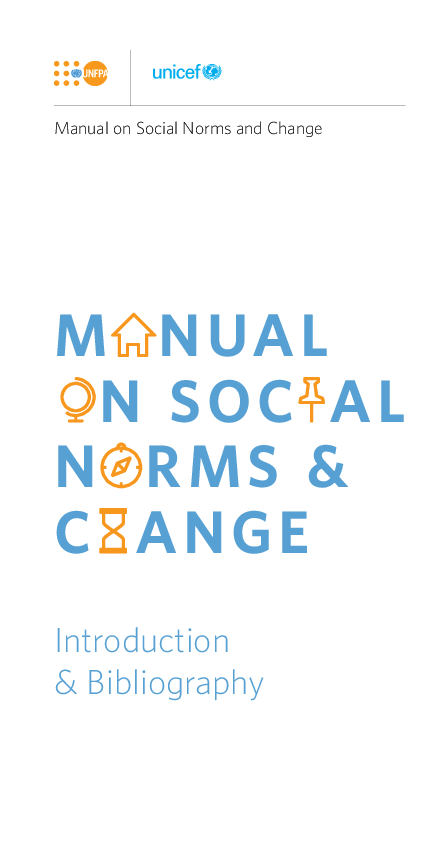 Manual on Social Norms and Change