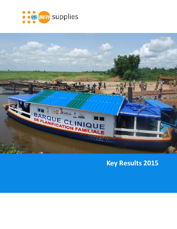 UNFPA Supplies Key Results 2015