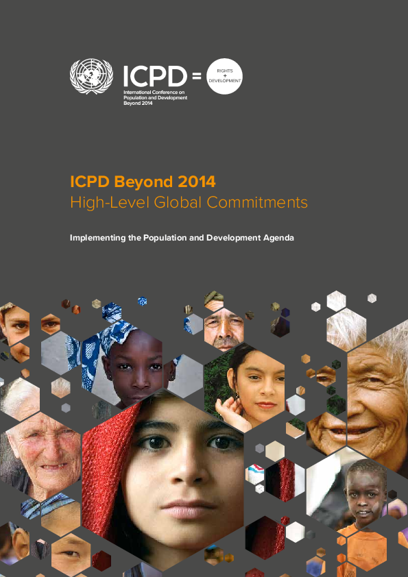 La CIPD au-delà de 2014 Engagements internationaux de haut niveau