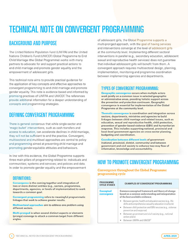 Technical Note on Convergent Programming