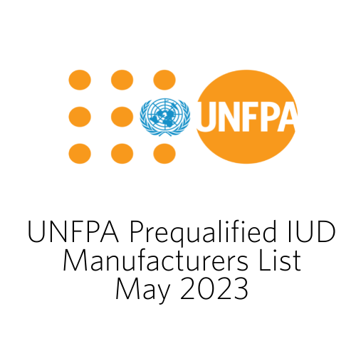 UNFPA Prequalified IUD Manufacturers List - May 2023
