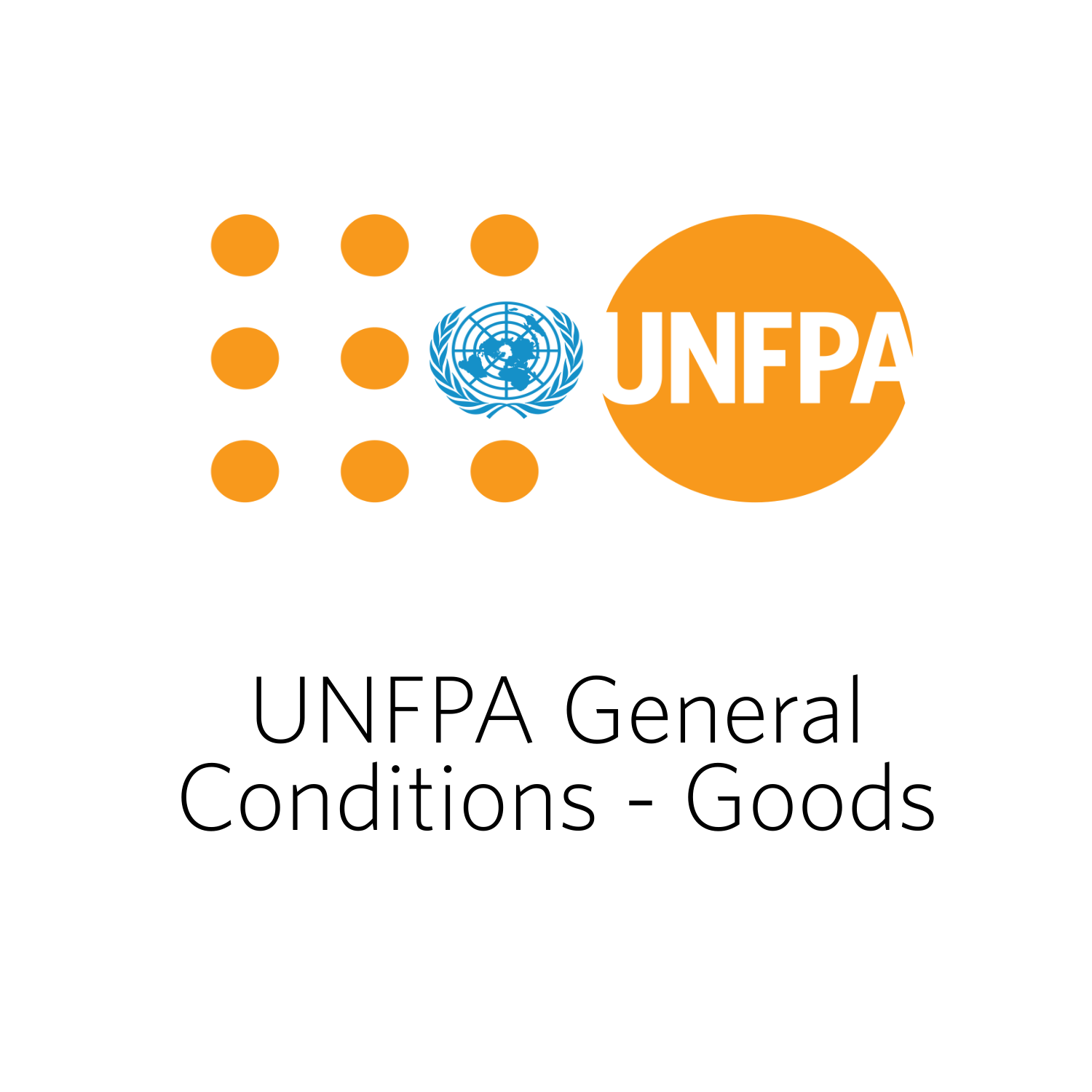 UNFPA General Conditions - Goods