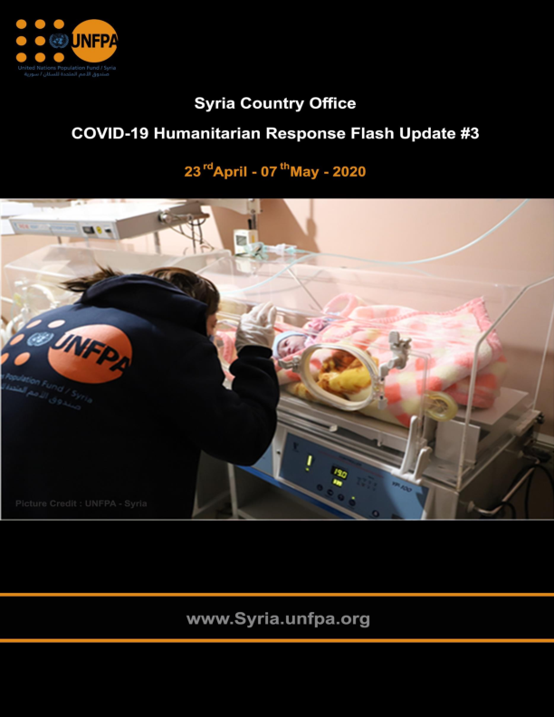 Syria Country Office COVID-19 Humanitarian Response Flash Update #3