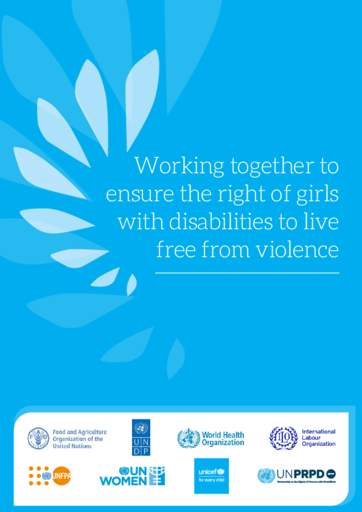 Working together to ensure the right of girls with disabilities to live free from violence