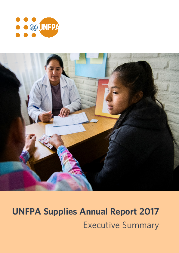 UNFPA Supplies Annual Report 2017 Executive Summary