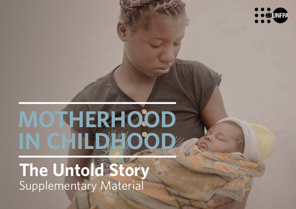 Motherhood in Childhood: The Untold Story Supplementary Material