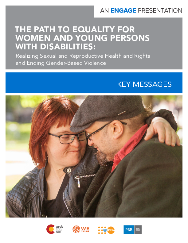 Key Messages for The Path to Equality for Women and Young Persons With Disabilities