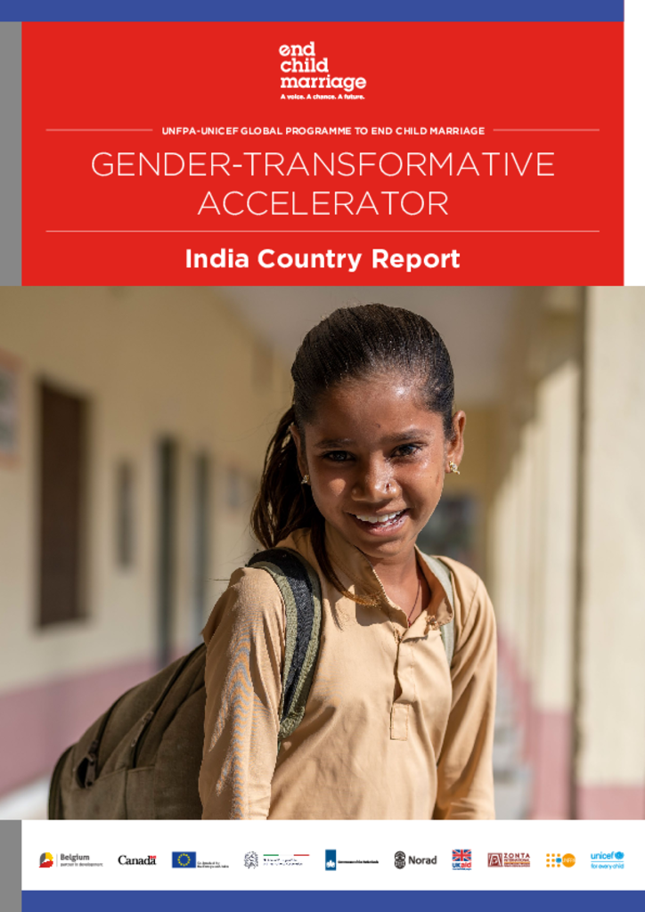 Gender-Transformative Accelerator - India Country Report