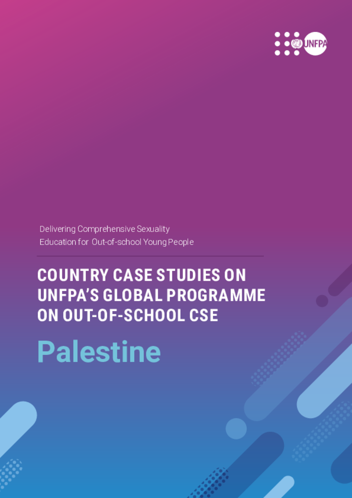 Palestine: Country case studies on out-of-school comprehensive sexuality education