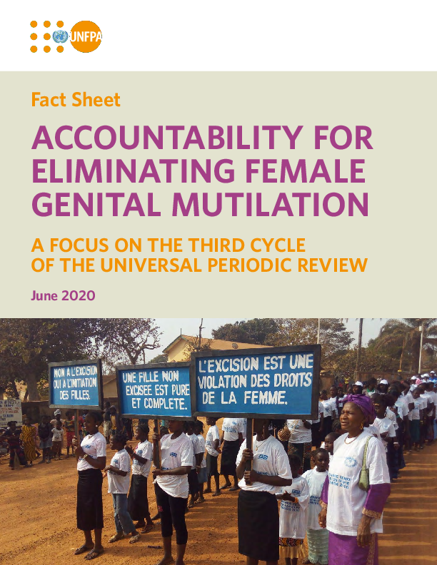 Accountability for Eliminating Female Genital Mutilation 