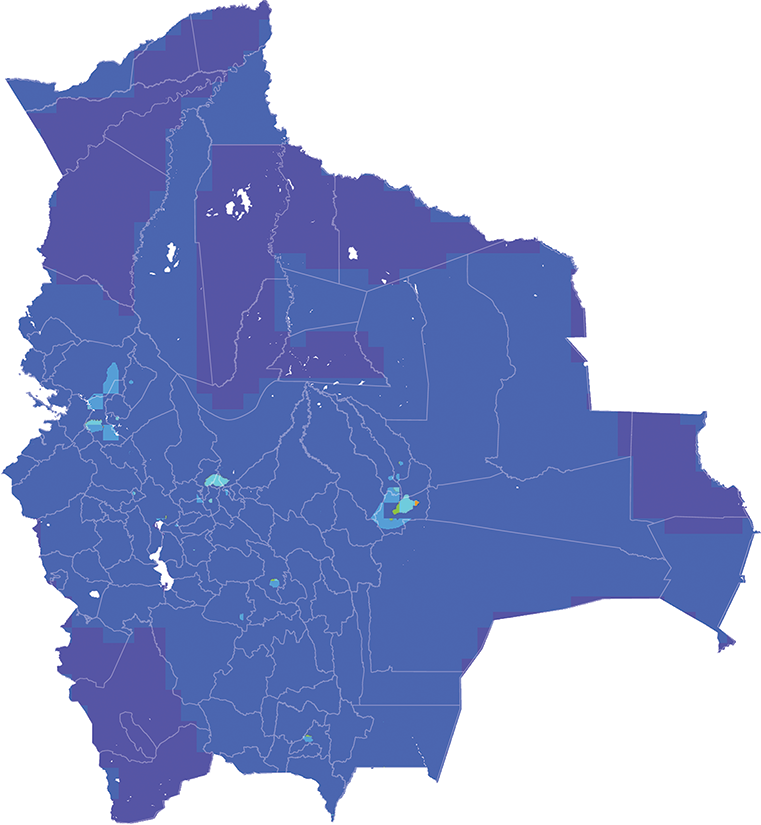 Bolivia, Plurinational State of - Number and distribution of pregnancies (2012)