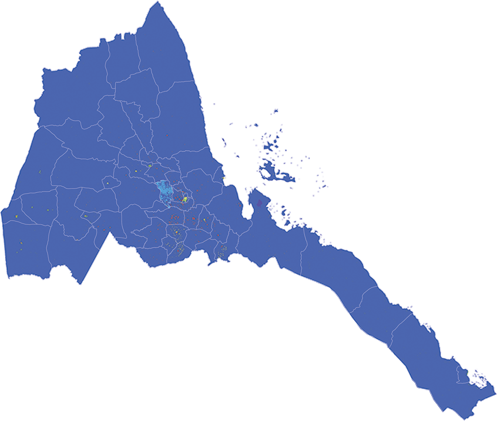 Eritrea - Number and distribution of pregnancies (2012)