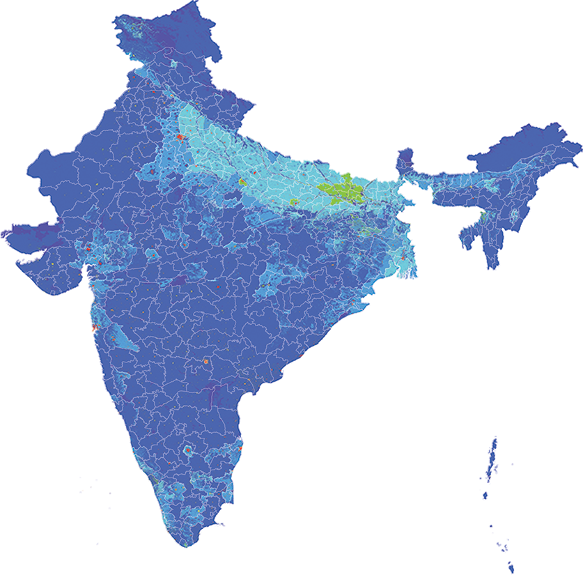 India - Number and distribution of pregnancies (2012) India - Number and distribution of pregnancies (2012)