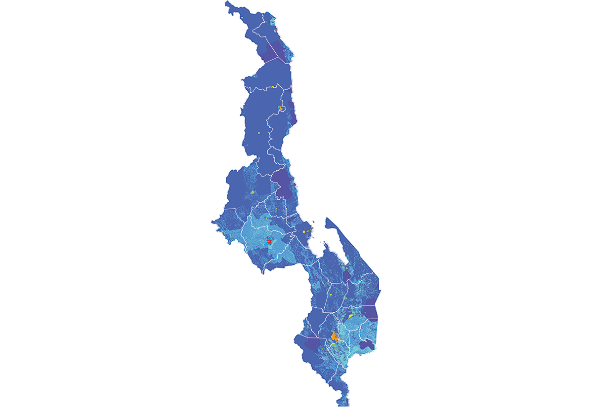 Malawi - Number and distribution of pregnancies (2012)