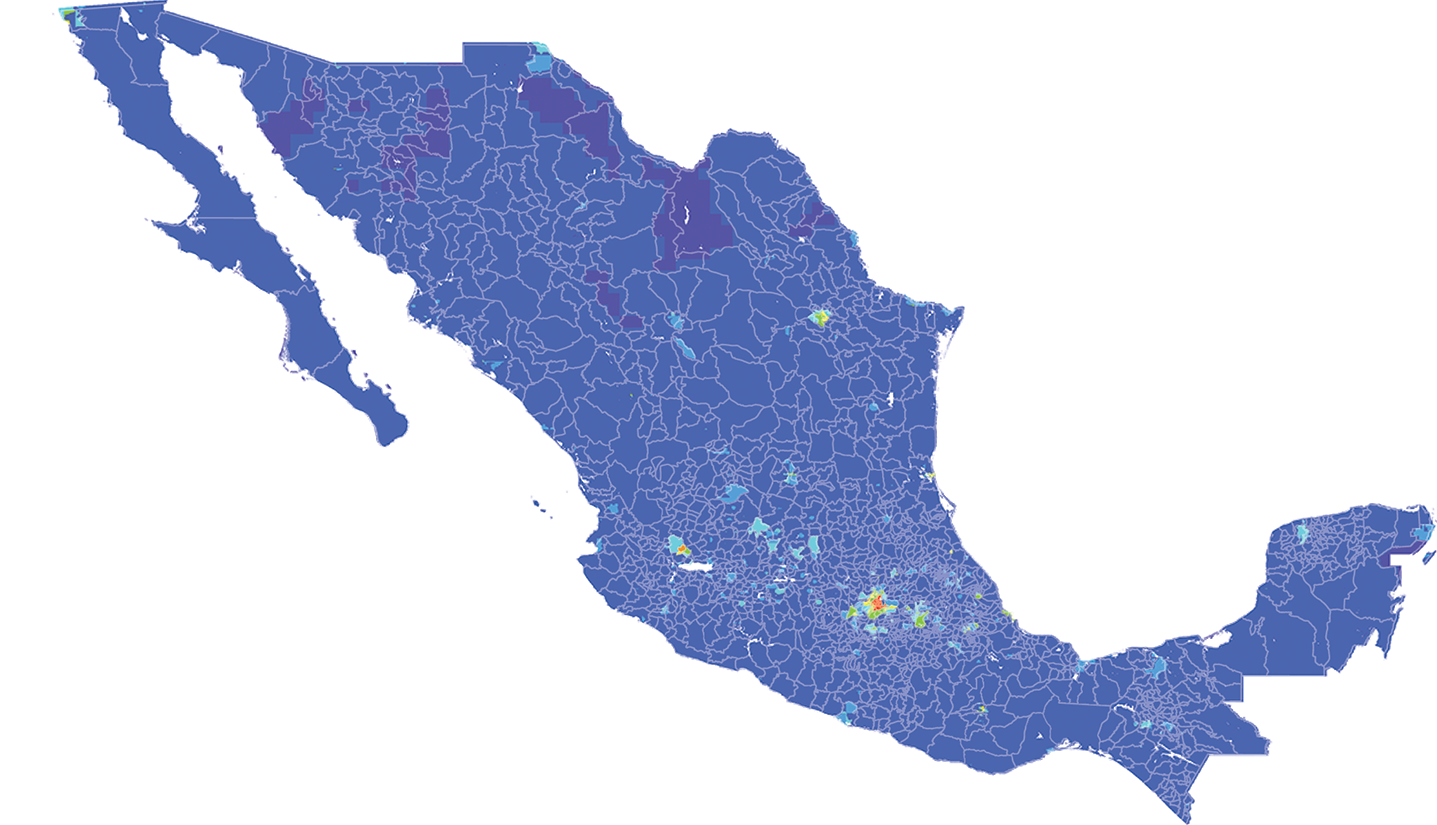 Mexico - Number and distribution of pregnancies (2012) Mexico - Number and distribution of pregnancies (2012)