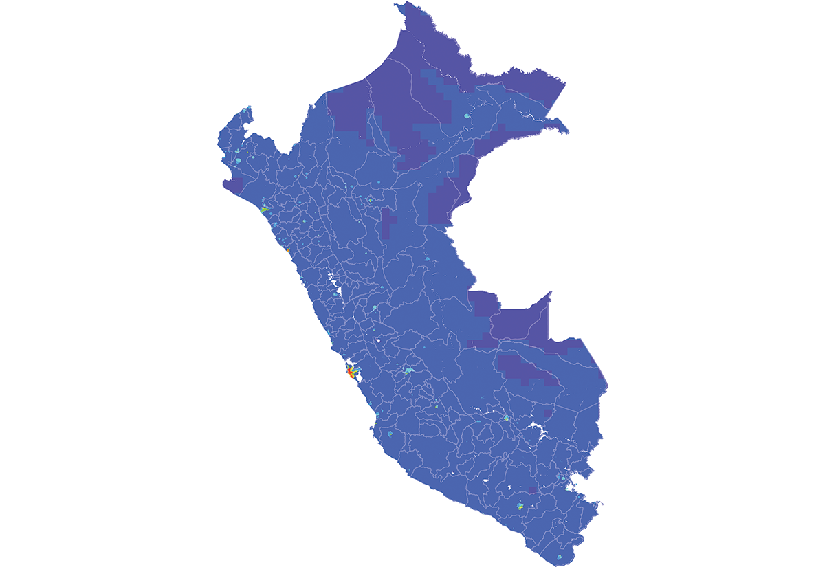 Peru - Number and distribution of pregnancies (2012)