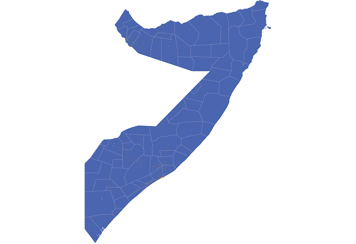 Somalia - Number and distribution of pregnancies (2012)