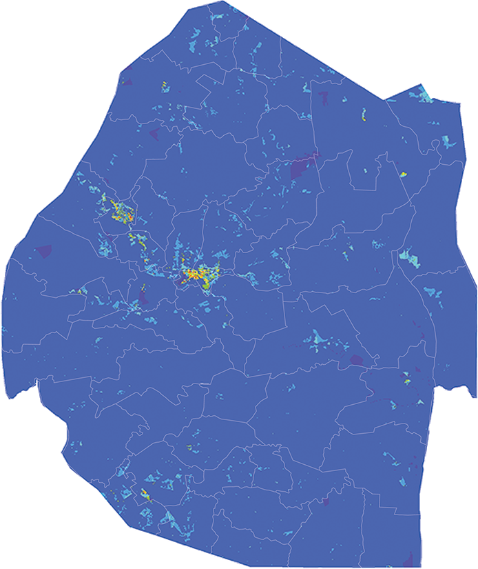 Eswatini - Number and distribution of pregnancies (2012)