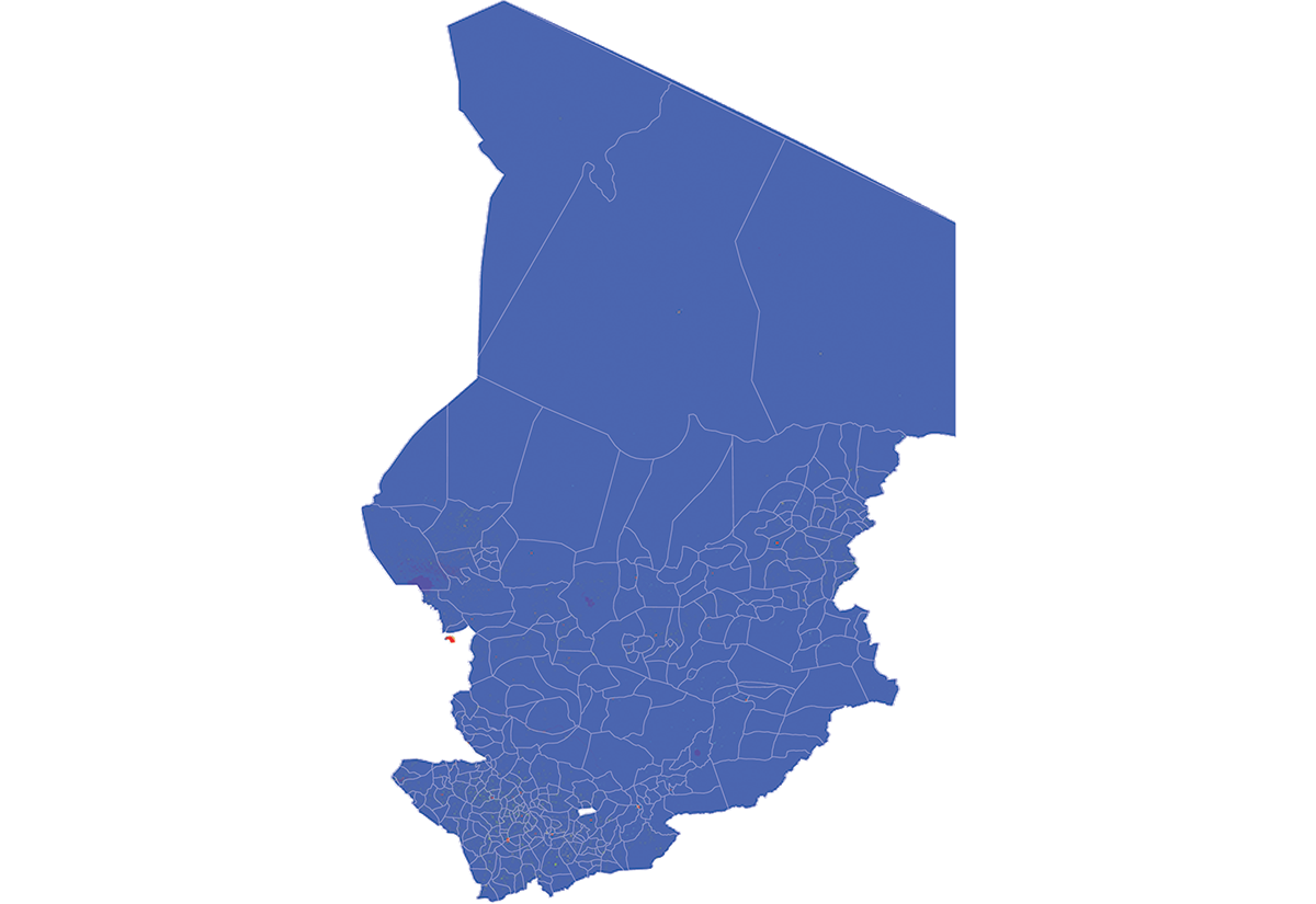 Chad - Number and distribution of pregnancies (2012)