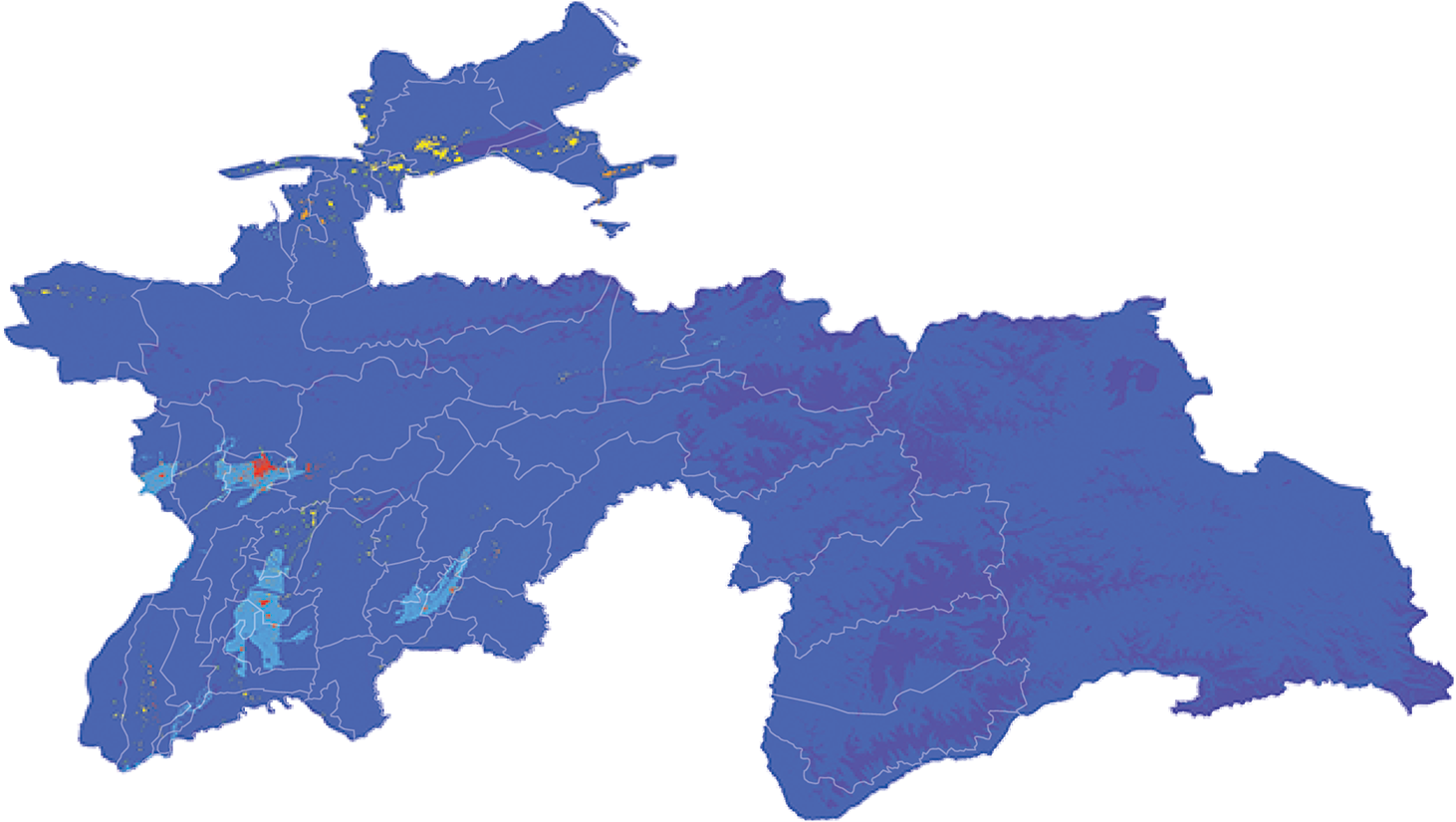 Tajikistan - Number and distribution of pregnancies (2012)