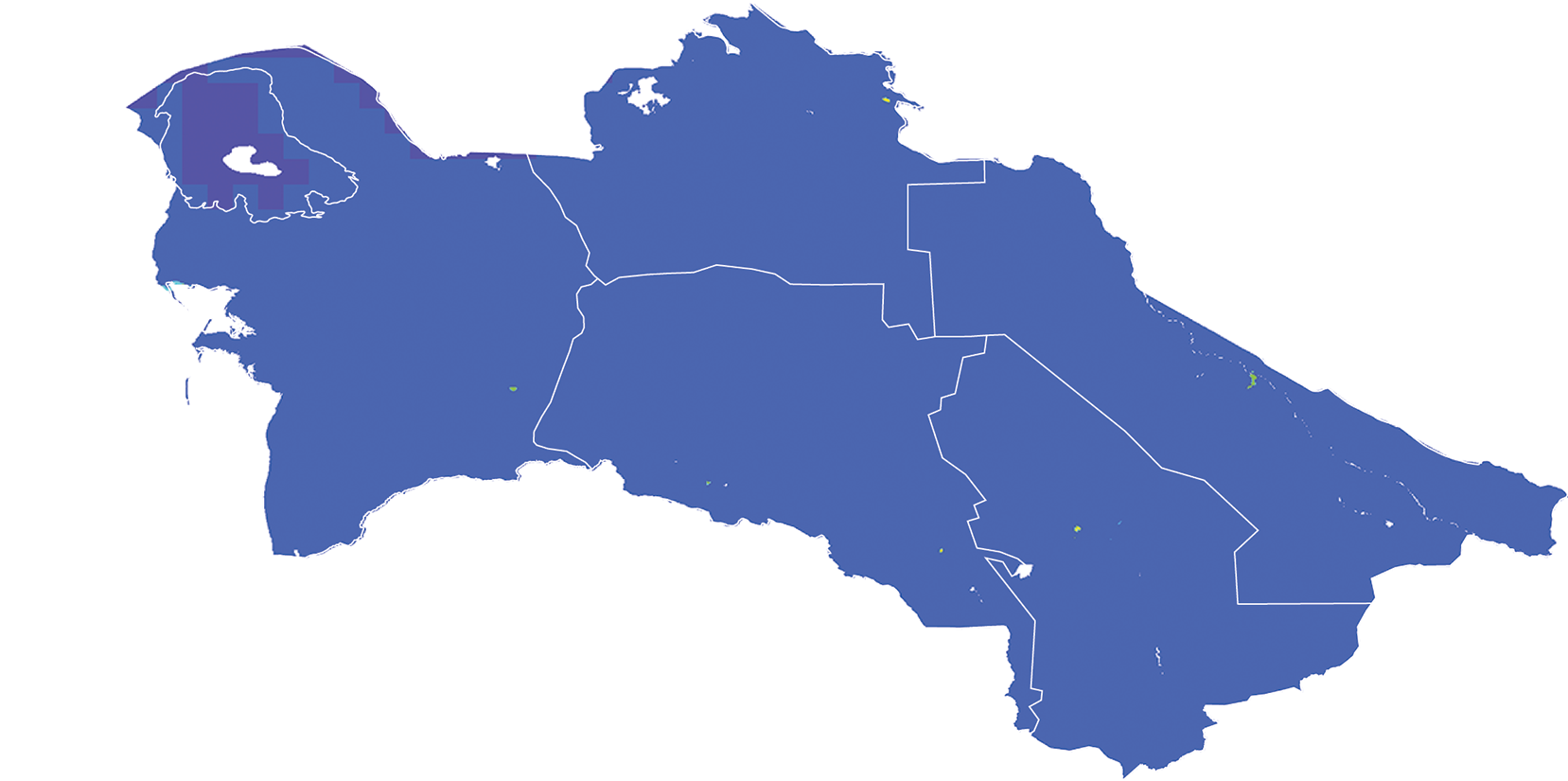 Turkmenistan - Number and distribution of pregnancies (2012)