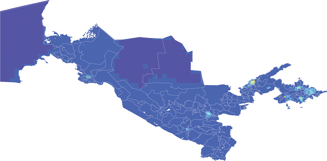 Uzbekistan - Number and distribution of pregnancies (2012)