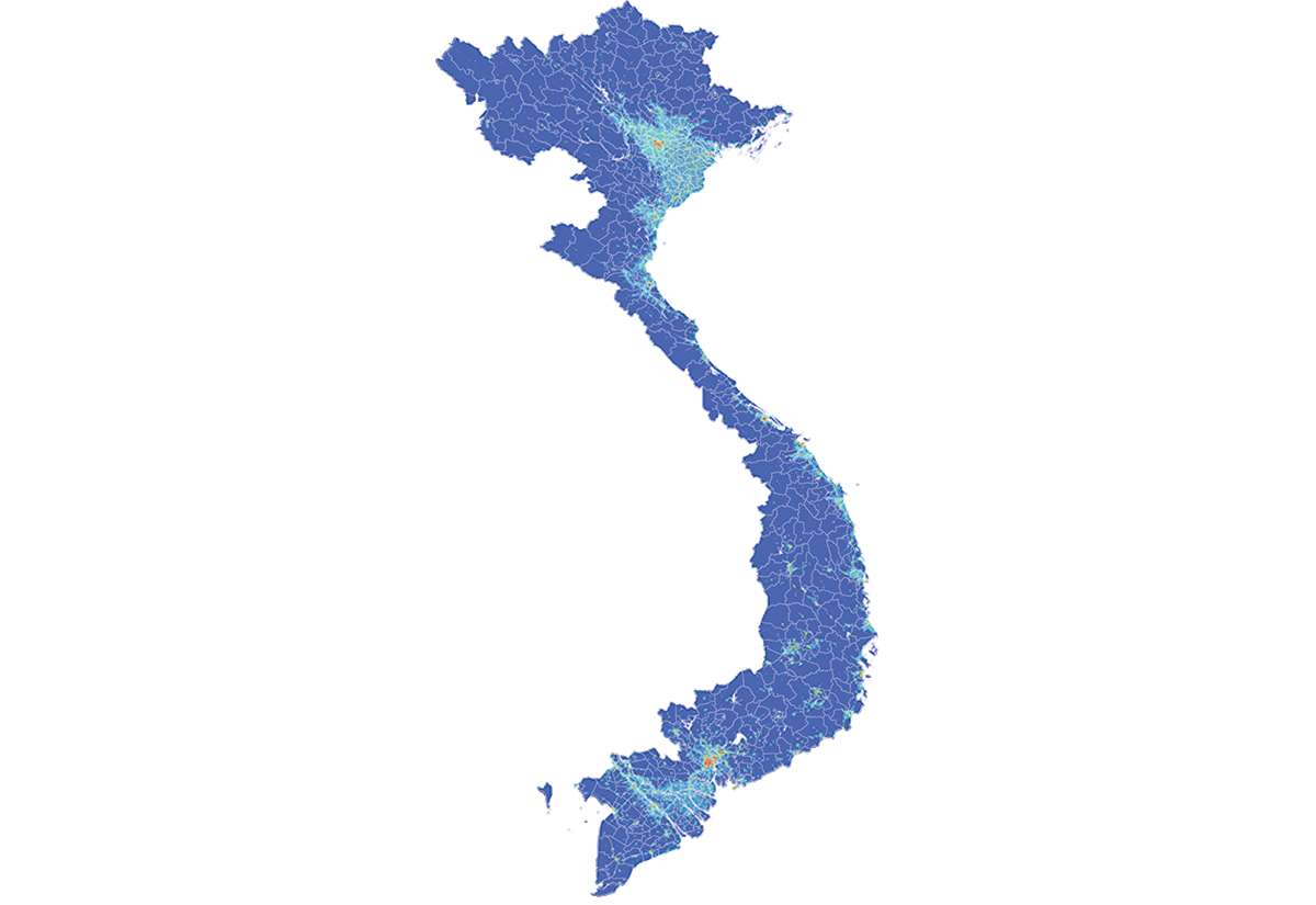 Viet Nam - Number and distribution of pregnancies (2012)