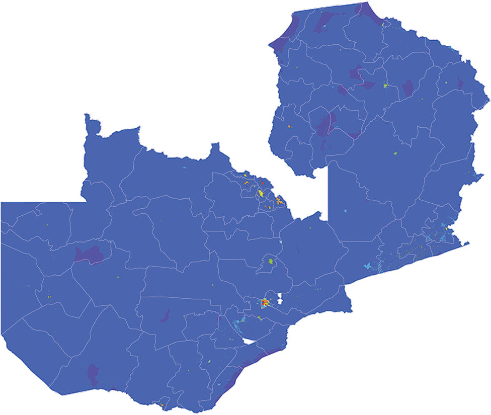 Zambia - Number and distribution of pregnancies (2012)