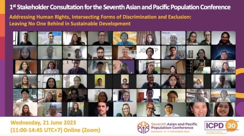 First Stakeholder Consultation for the Seventh Asian and Pacific Population Conference