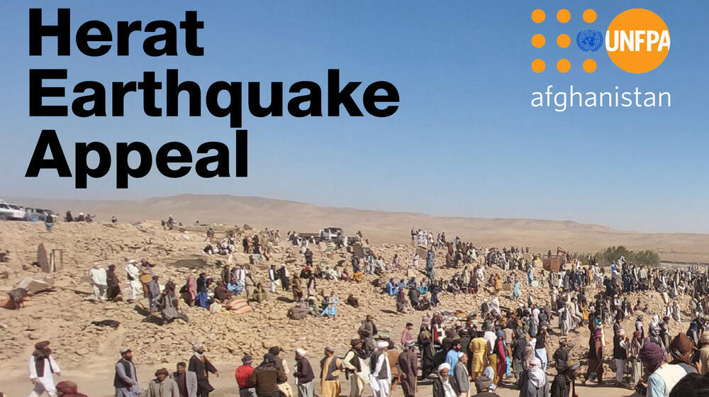 UNFPA Afghanistan Herat Earthquake Appeal